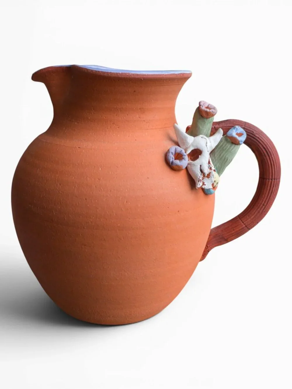 Handmade Southwestern Terracotta Pitcher by Polly, Boulder CO